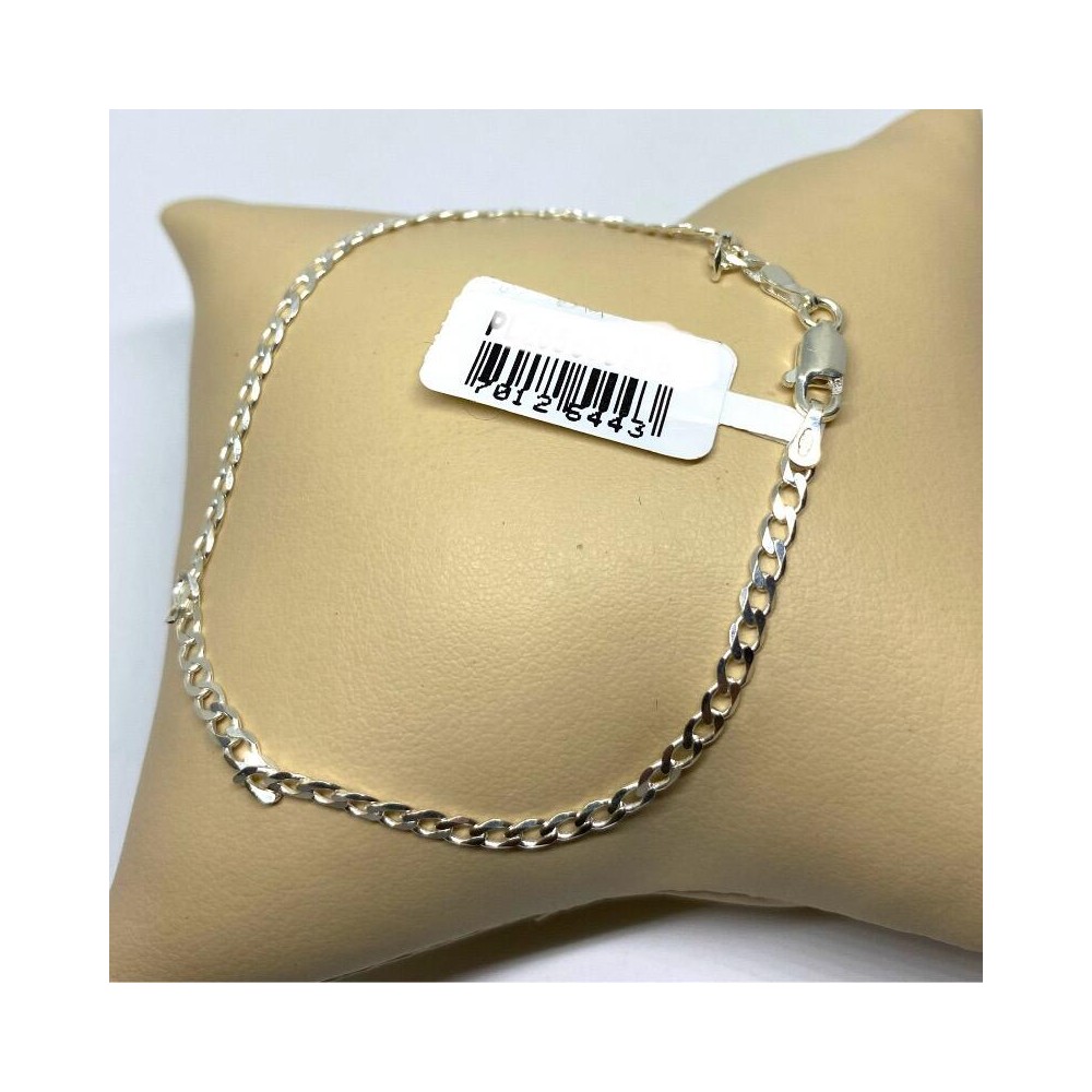 Pulseira Prata 925 grumet 2mm